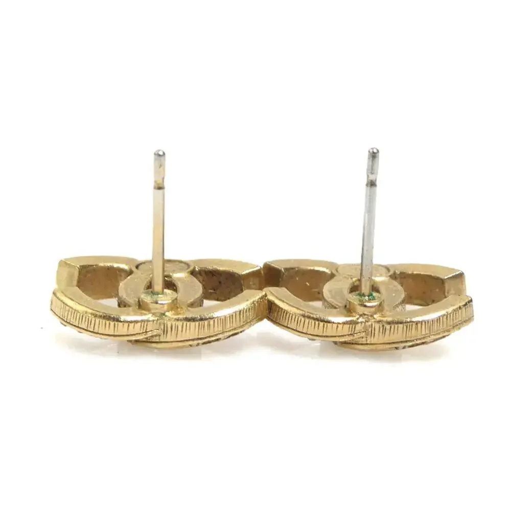 Chanel Rhinestone Earrings Metal And #261331C62B - Picture 6 of 8